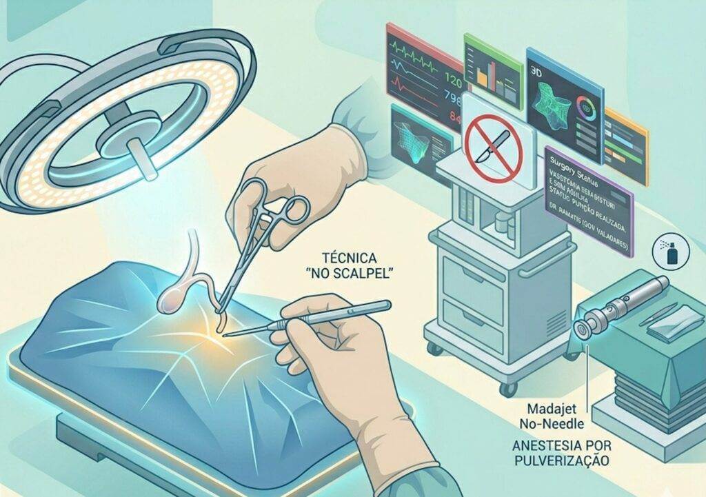 vasectomia sem bisturi e sem agulha